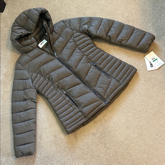 Dkny Jackets & Blazers - NWT DKNY Women's Hooded Puffer Jacket